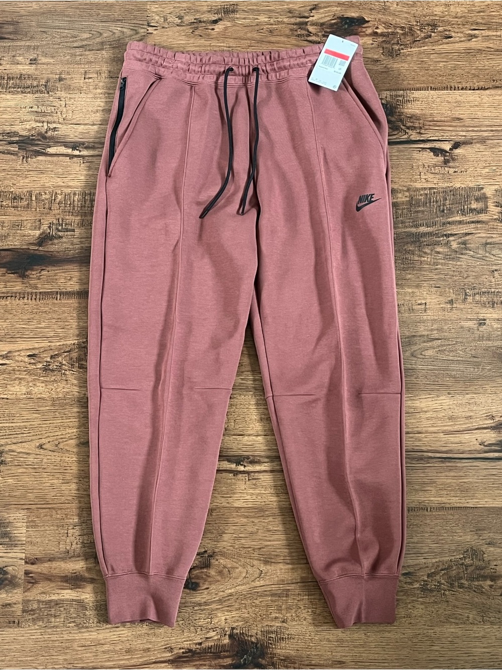 Nike Tech Fleece Mid Rise Joggers ‘Red Sepia’ (size wmns L)
